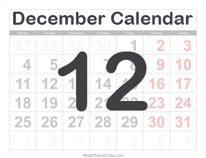 December 2024 Calendar Templates