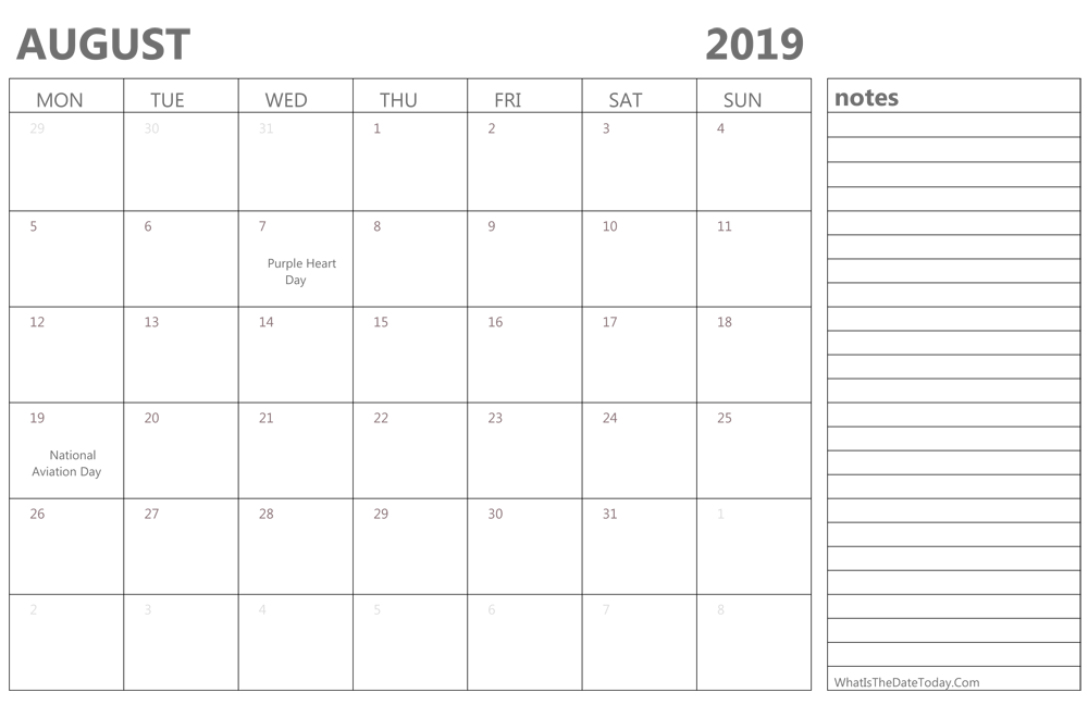 editable-august-2019-calendar-with-holidays-and-notes
