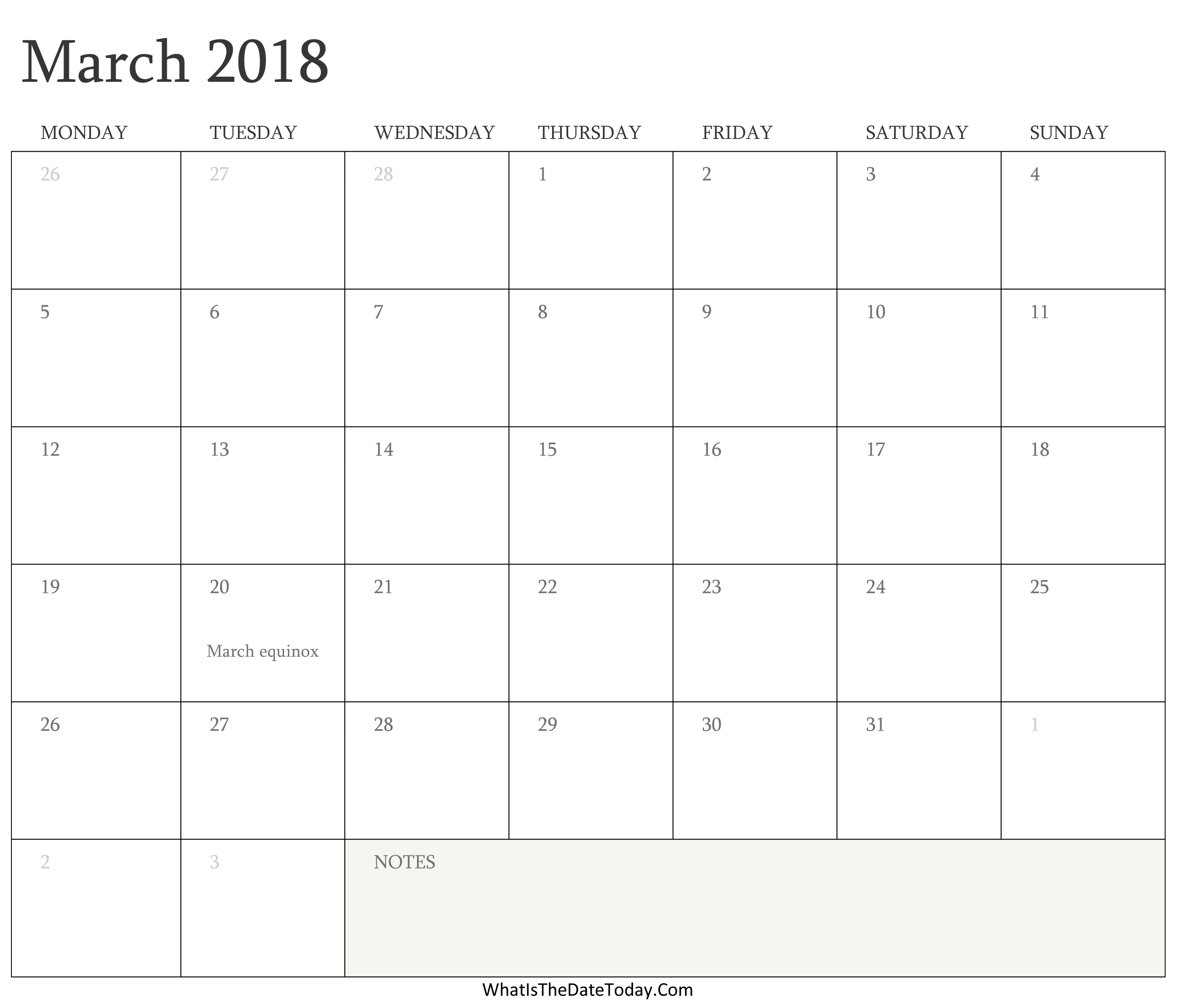 editable-calendar-march-2018-with-holidays-whatisthedatetoday-com