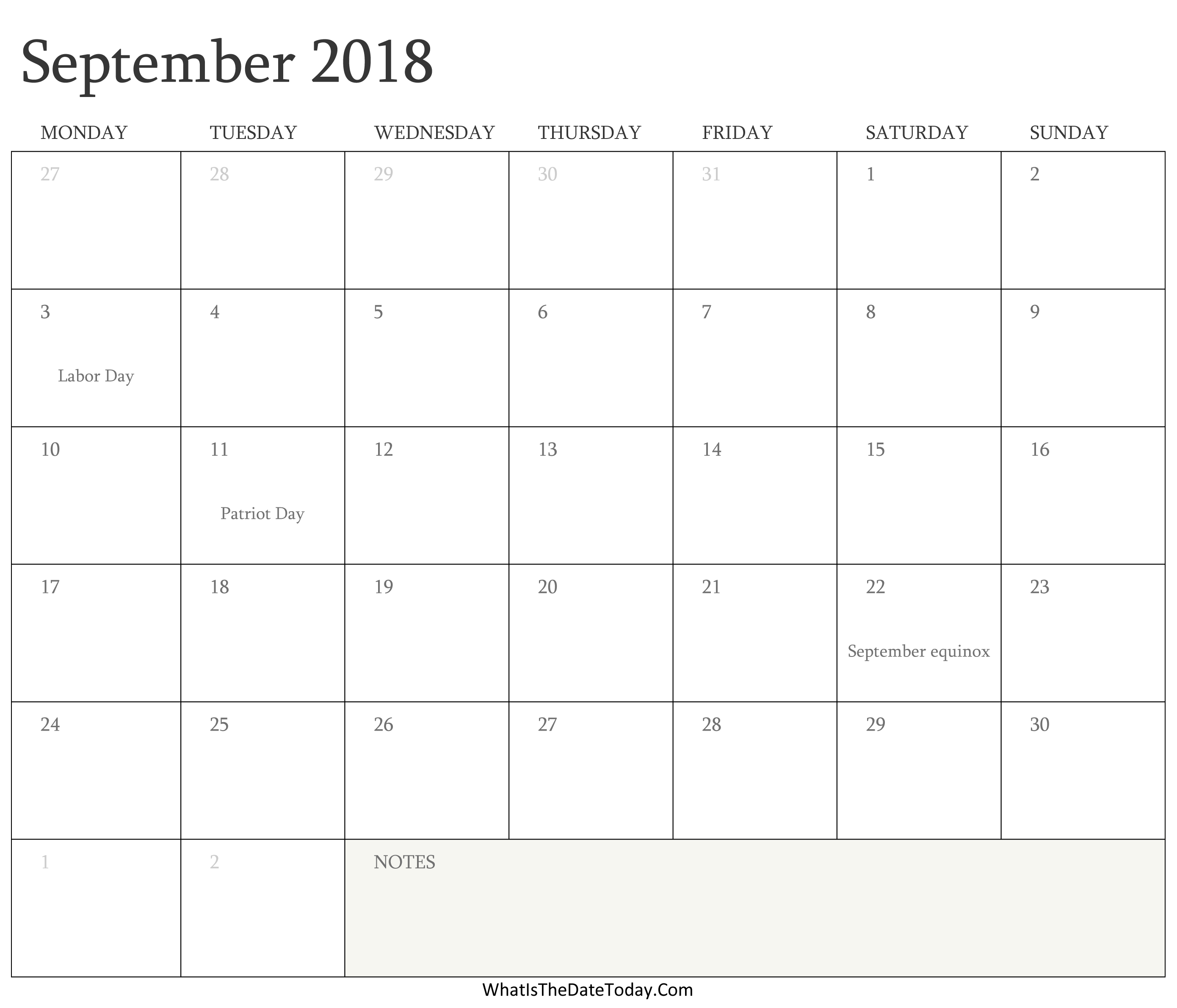 editable-calendar-september-2018-with-holidays-whatisthedatetoday-com