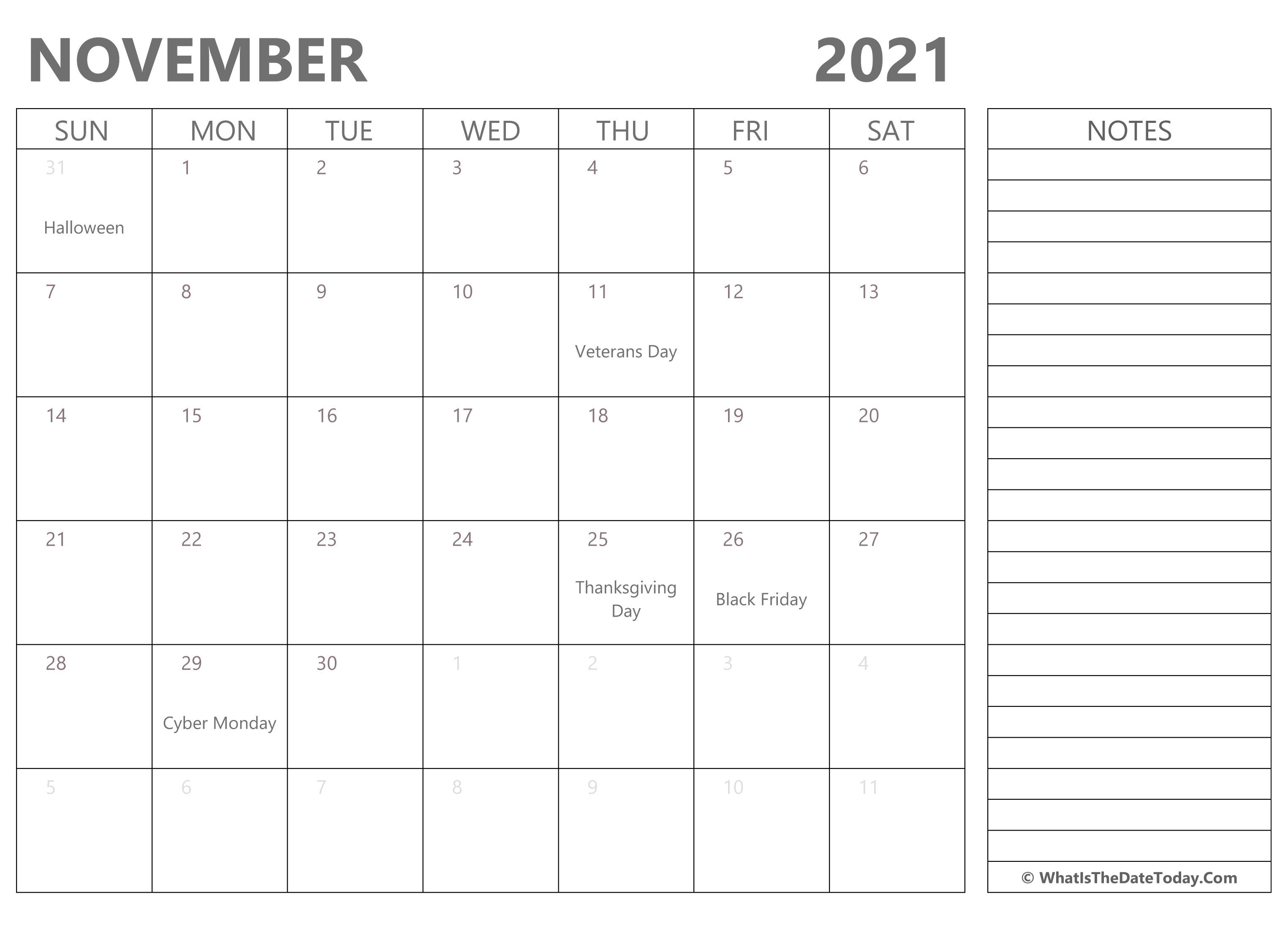 Editable December Calendar Template 2022