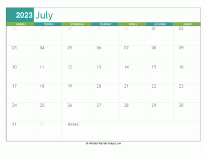 fillable july calendar 2023