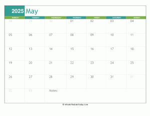 fillable may calendar 2025