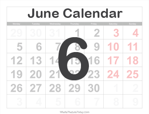 June 2022 Calendar Templates