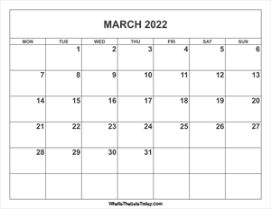 Todays Date 2022 Calendar What Is The Date Today? | Today's Date