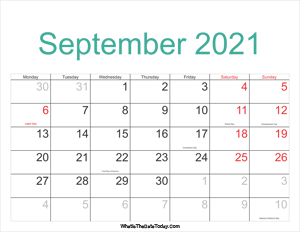 september 2021 calendar printable with holidays